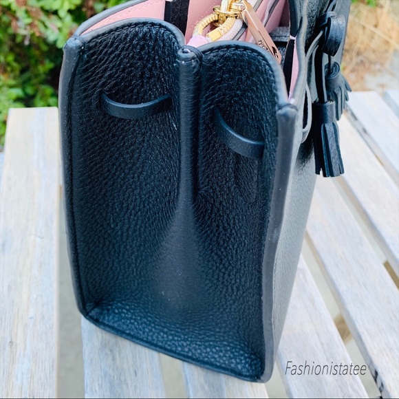 Kate spade small Hayes satchel black crossbody - Picture 3 of 6